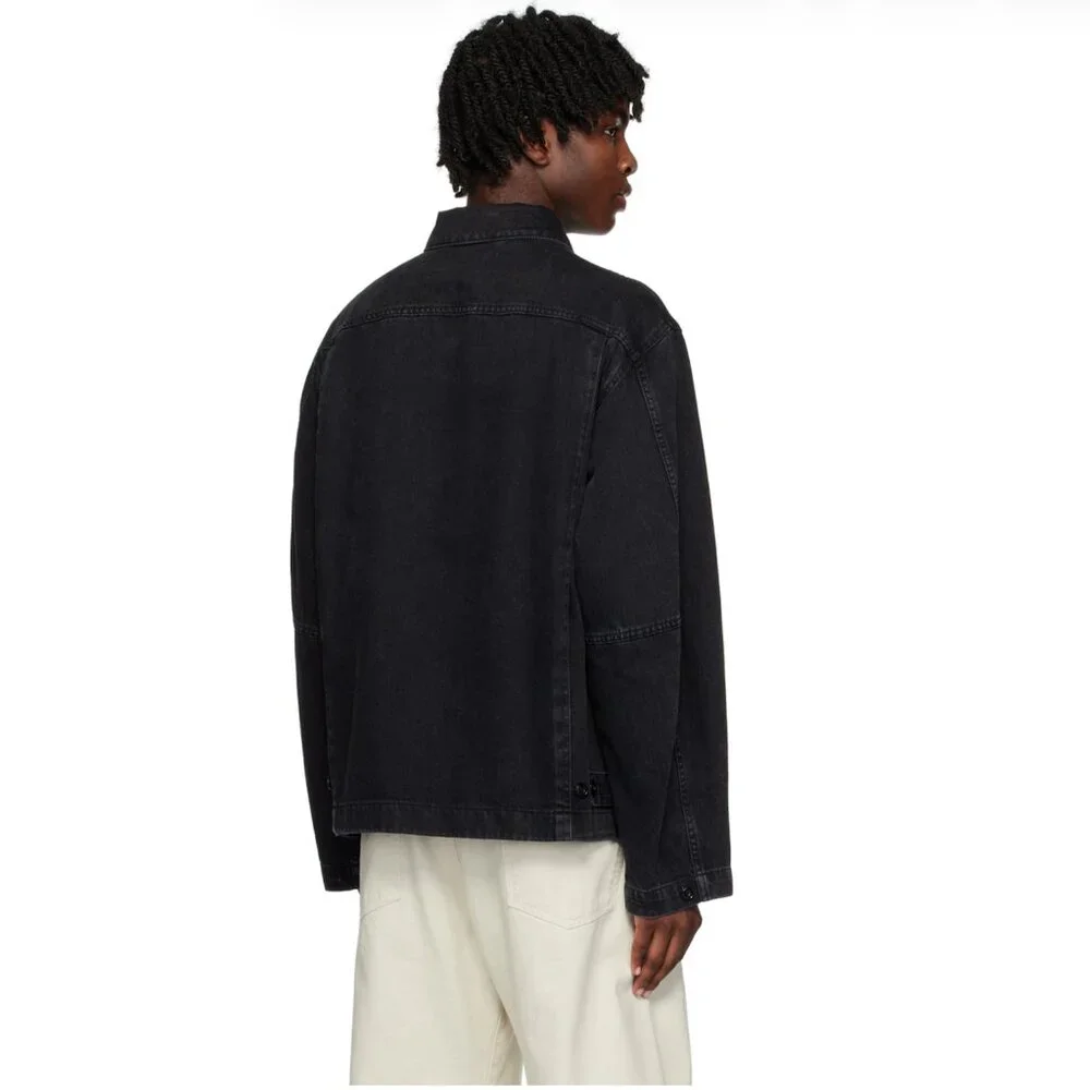 LEMAIRE, Black Boxy Denim Jacket [UNISEX] - Picture 6 of 9